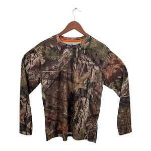 Field & Stream Mossy Oak Camouflage Long Sleeve Shirt Men's M Smartwick